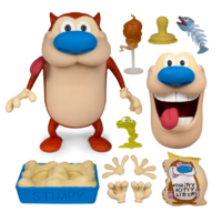 Super7 Ren and Stimpy Stimpy Deluxe Action Figure