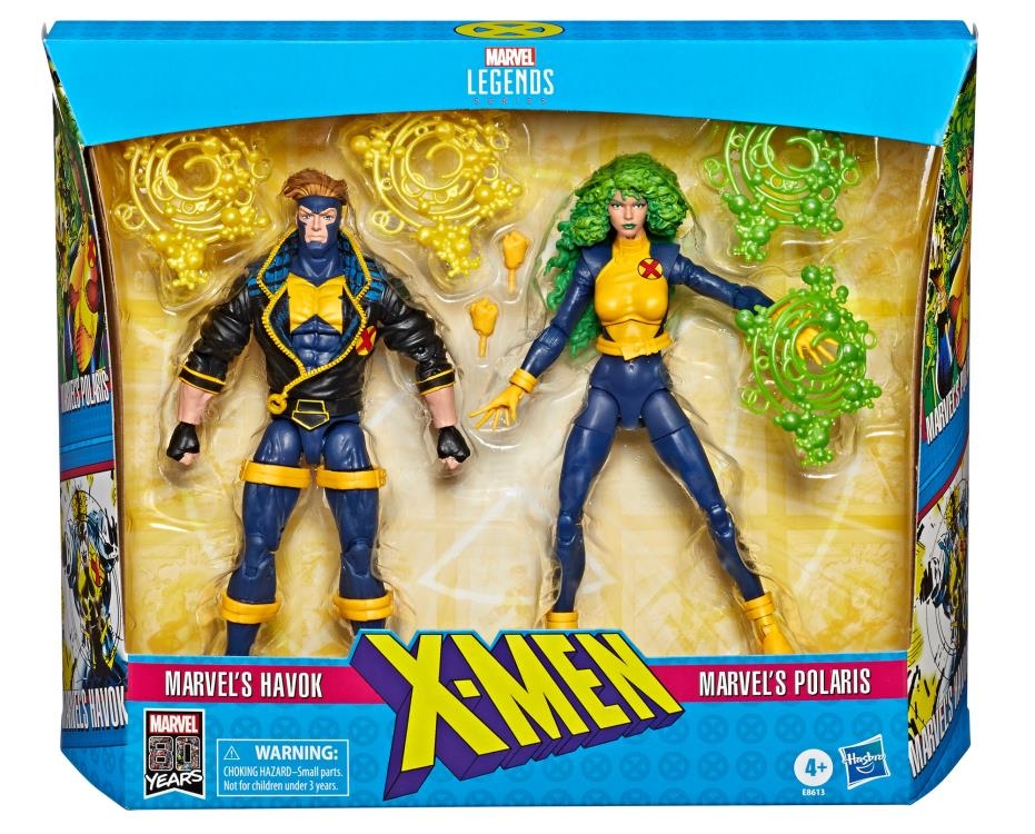 Marvel Legends 80th Anniversary X-Factor Havok and Polaris  2 Pack
