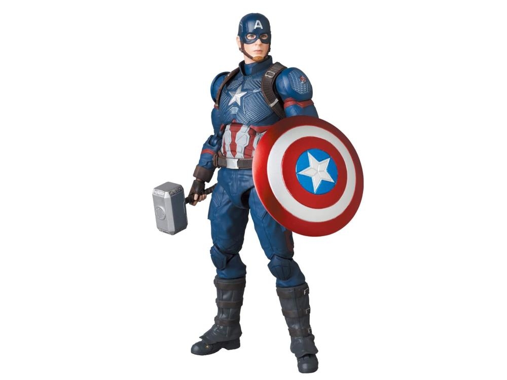MAFEX キャプテン・アメリカ No. 130 Avengers Endgame Mafex Captain America No 130 Action Figure