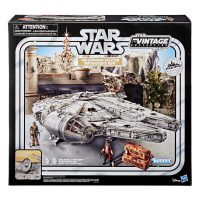 Star Wars Vintage Collection Galaxy’s Edge Millennium Falcon Vehicle with Hondo and Chewie