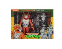 NECA Teenage Mutant Ninja Turtles Triceratron Infantry and Rodney Roadkill