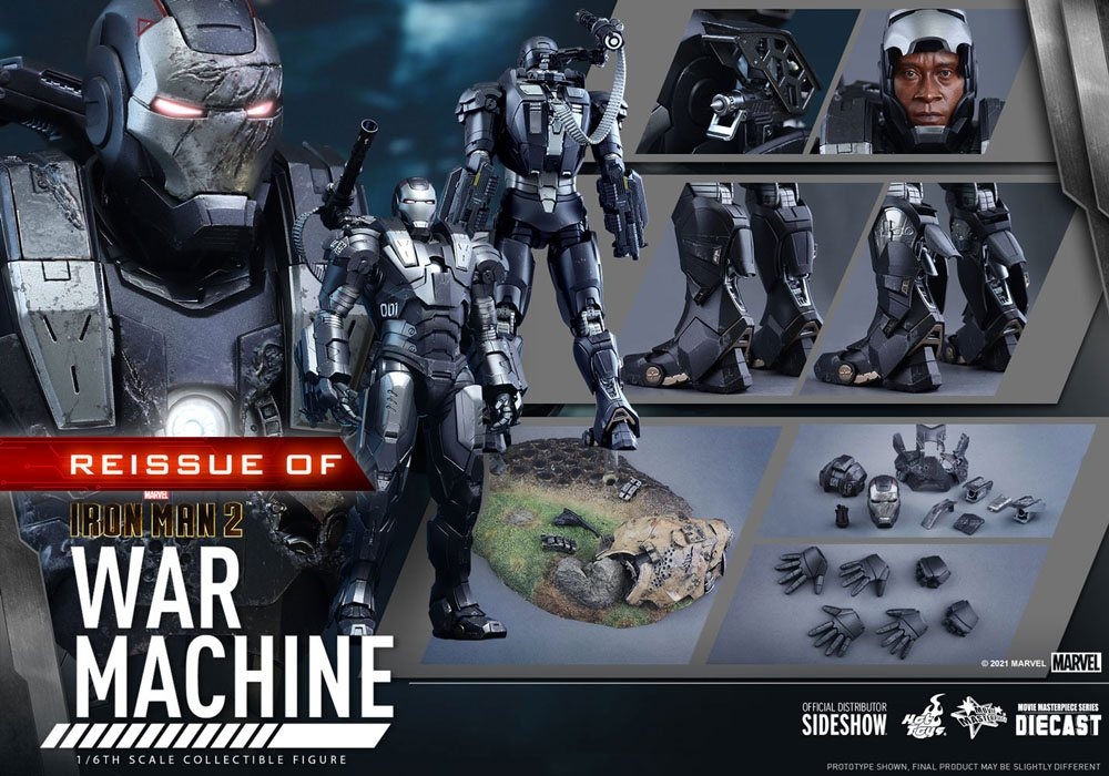 Hot Toys Iron Man 2 War Machine 1/6 Scale Figure ( Reissue