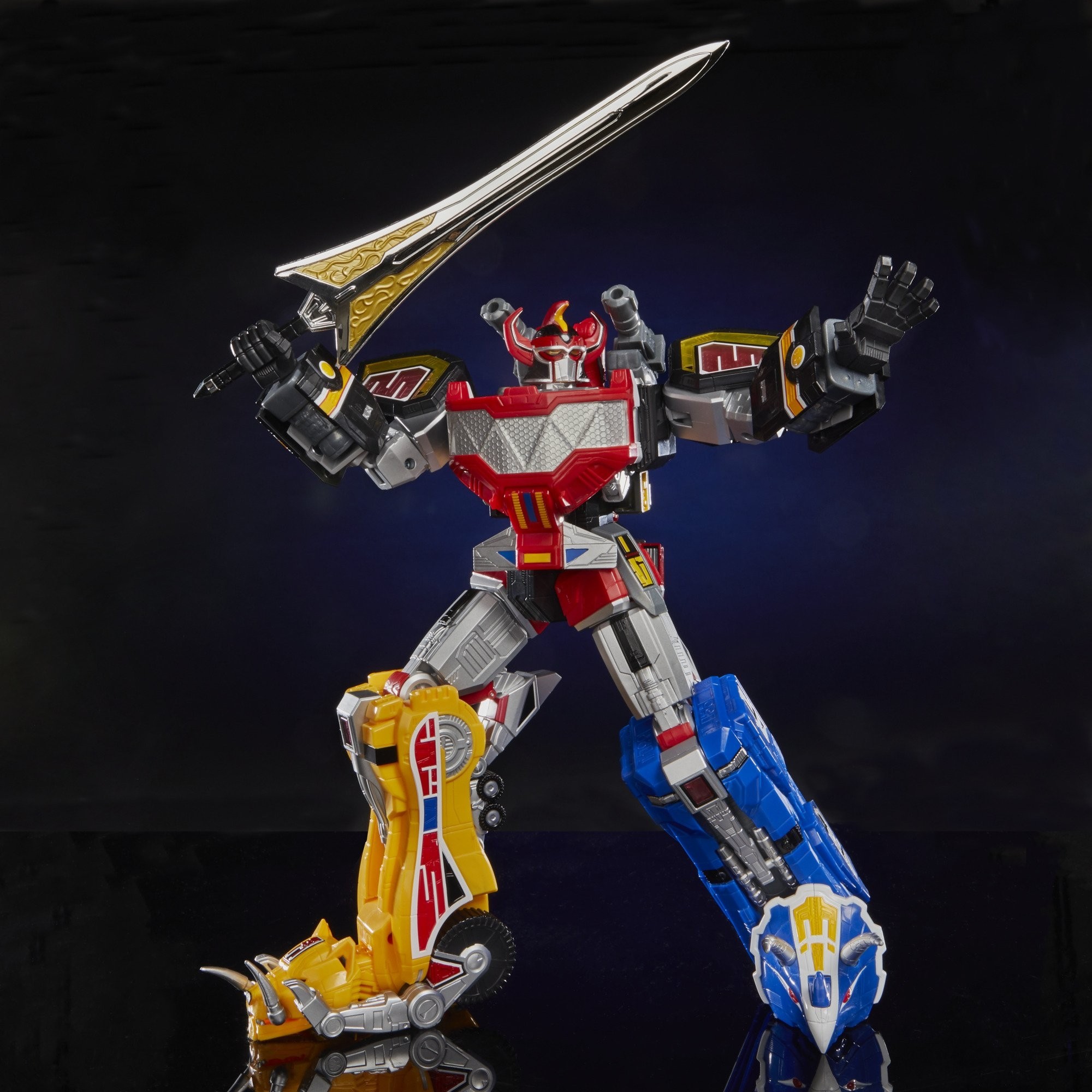 Hasbro Power Rangers Lightning Collection Mighty Morphin Dino Megazord NON MINT BOX Kapow Toys