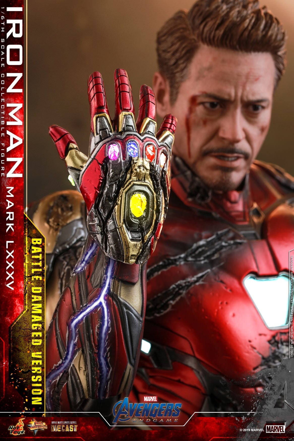 Monumental hormigón vendedor Hot Toys Avengers Endgame Battle Damaged Iron Man MMS543 D33 1/6 Scale  Figure – Kapow Toys