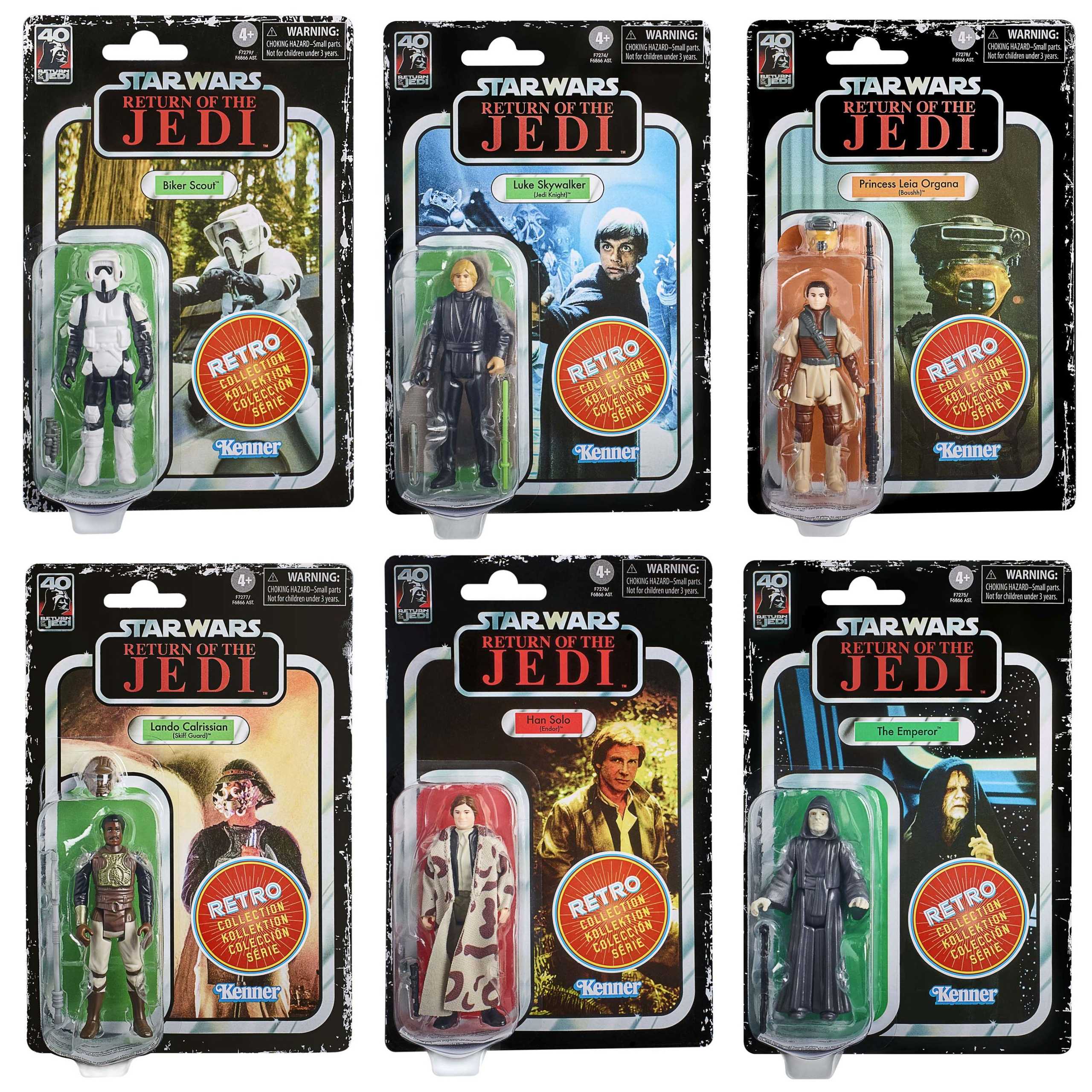 Star Wars Retro Collection Return of the Jedi Set of 6 – Kapow Toys