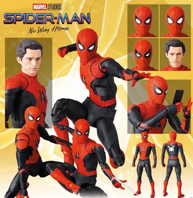 Medicom Mafex No 194 Spider-Man Upgraded Suit No Way Home