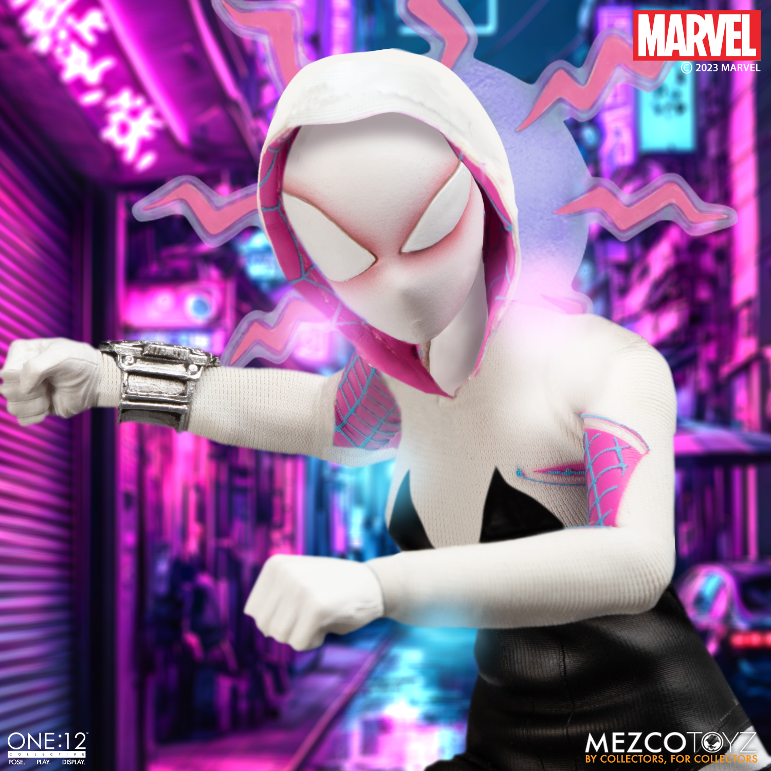 mezcoone:12collectiveスペースゴースト spaceghost Mezco One:12 Collective Spider-Man Spider Gwen ( Ghost Spider