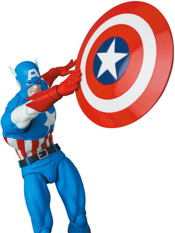 アメコミ MAFEX CAPTAIN AMERICA COMIC Ver. q Marvel MAFEX No 217 Captain America Comic Version – Kapow Toys