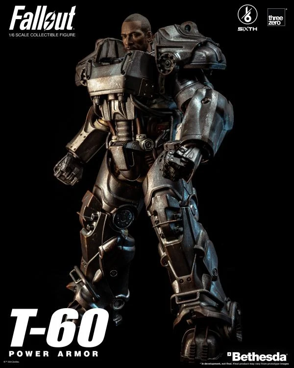threezero Fallout T-60 フィギュア Threezero Fallout T-60 Power Armor 1/6 Figure Reissue – Kapow Toys