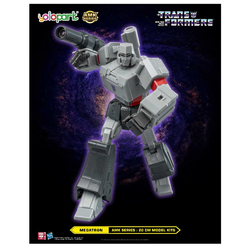 YOLOPARK Transformers G1 Starscream Action Figure 19 Cm, Altamente Mobile, Con Armi E Luci LED, Diecast, Non Trasformabile - copertina