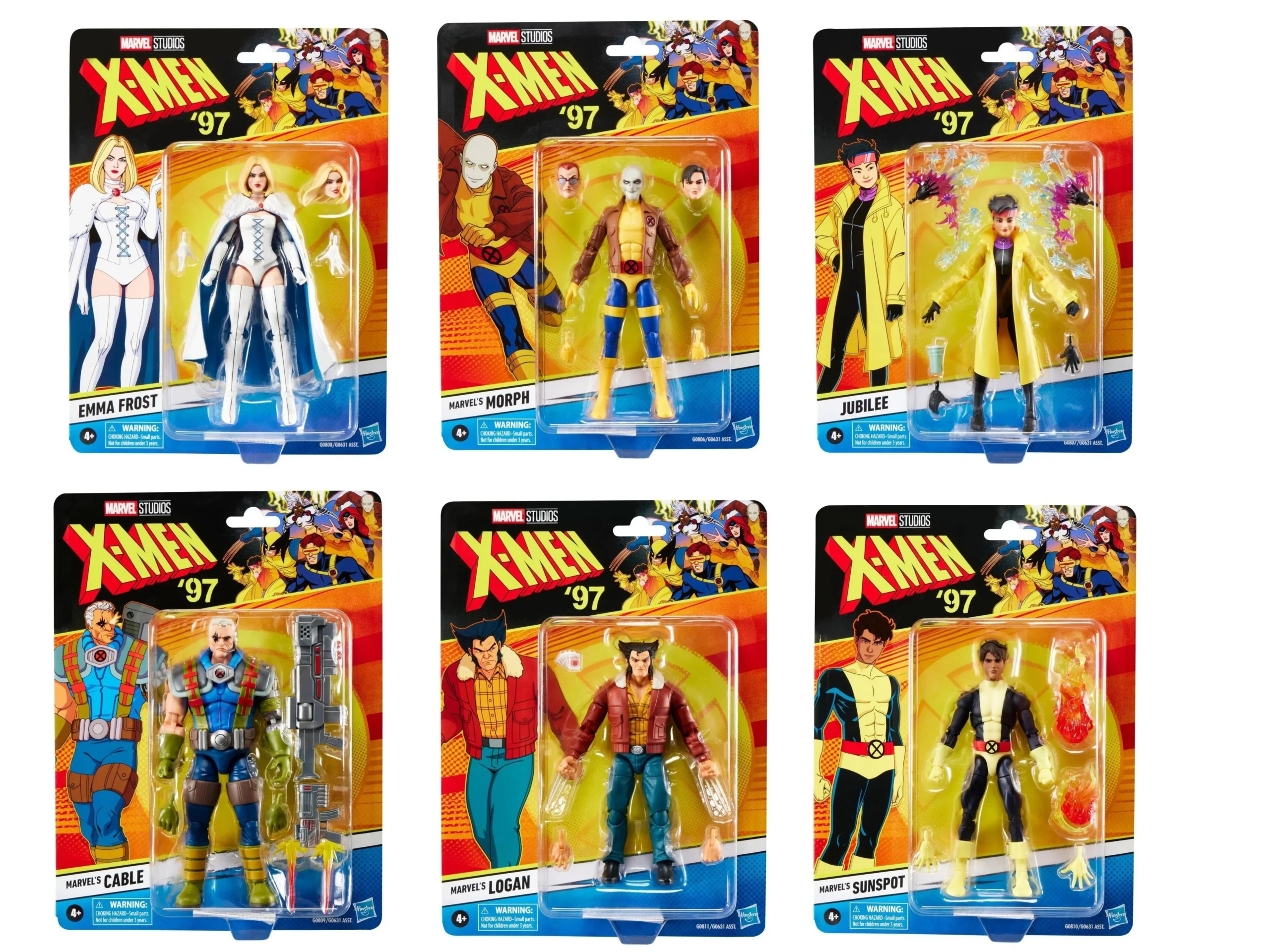 マーベルレジェンド　Wave 3 X-Men '97 III Marvel Legends X-Men 97 Wave 3 Set of 6 – Kapow Toys