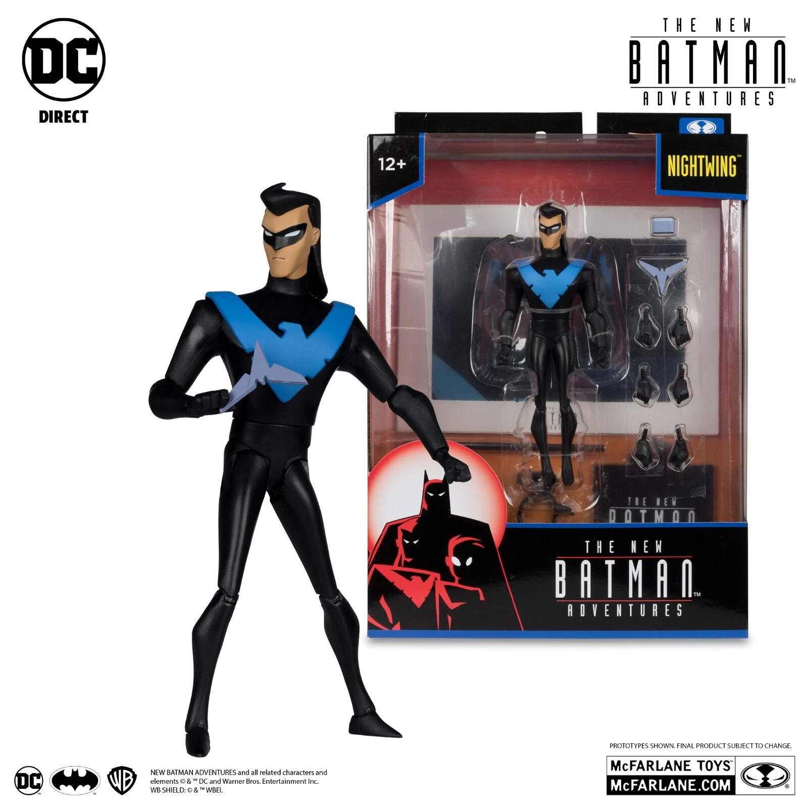 DC McFarlane Digital játékfigura 18 cm - Nightwing (Teen Titans, DC