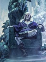 Frank Frazetta ICON Collectibles Nekron 1/12 Elite Edition with Throne