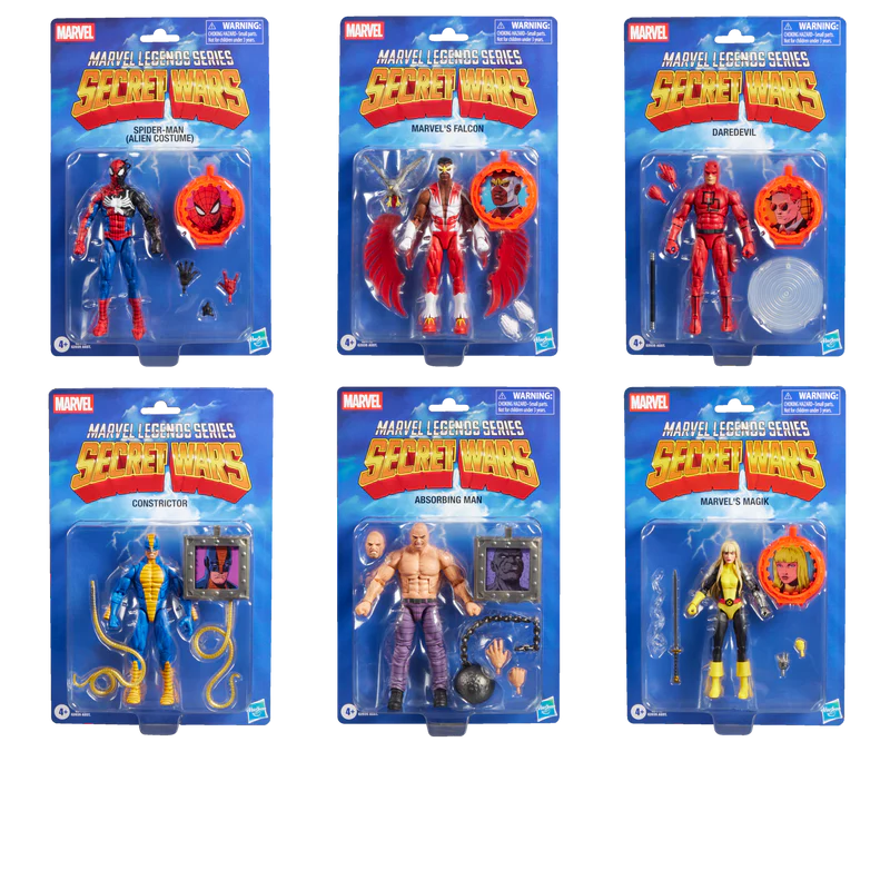 マーベルレジェンド Wave Secret Wars Marvel Legends Secret Wars Wave 2 Set of 6 – Kapow Toys