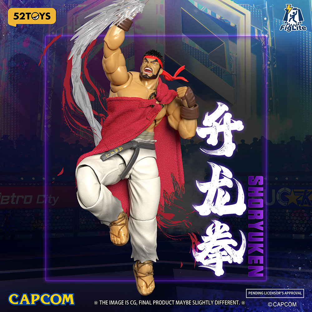 52Toys Ryu Street Fighter 6 1/12 Scale Action Figure ( Figlite