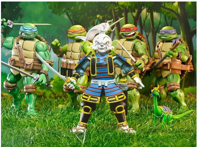 Teenage Mutant Ninja Turtles x Usagi Yojimbo Set of 5 Action