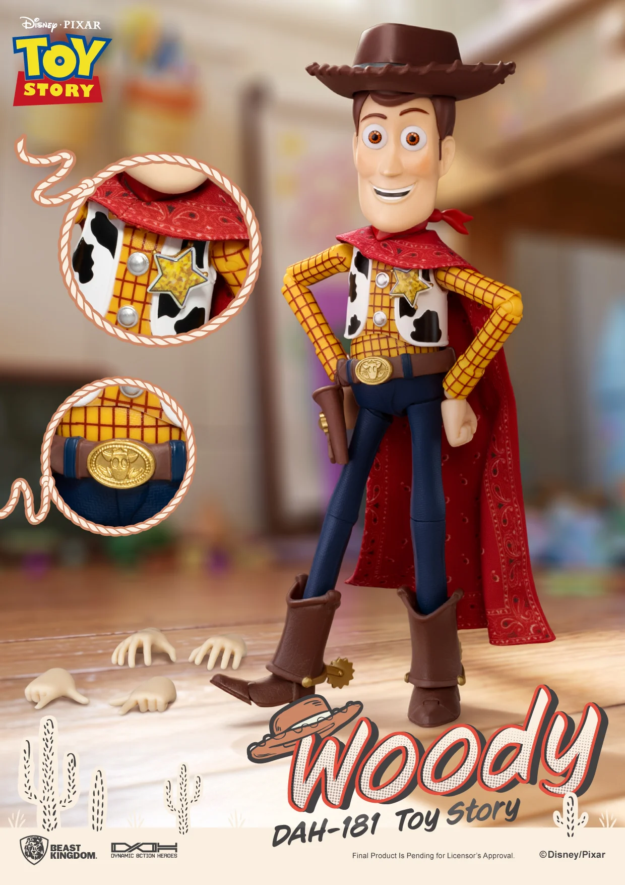 Dynamic 8ction Heroes DAH-181 Woody Toy Story Action Figure