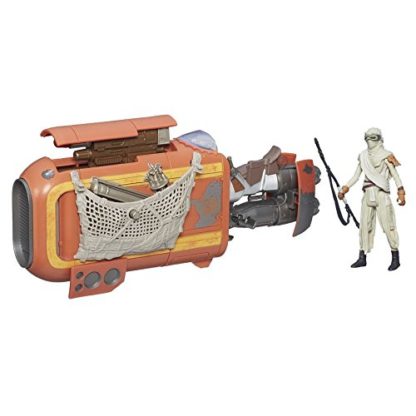 Star Wars The Force Awakens Rey's Speeder & Rey Action Figure-0