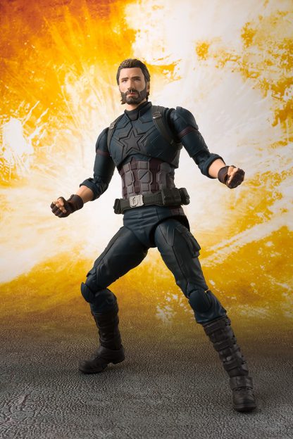 S.H Figuarts Avengers Infinity War Captain America & Tamashii Effect DLX Set-17382