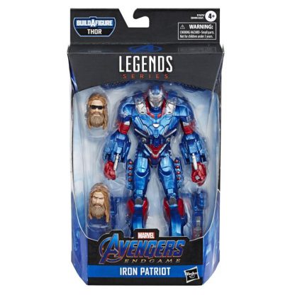 Marvel Legends Avengers Wave 3 Endgame Iron Patriot ( Thor BAF ) -21693