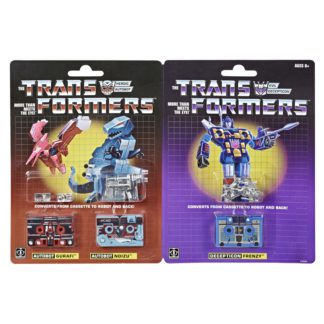 Transformers G1 Reissue Dino Cassette 3 Pack Noizu, Gurafi & Frenzy -0