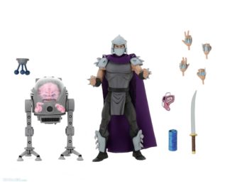 NECA TMNT Krang Vs Shredder 2 Pack -0