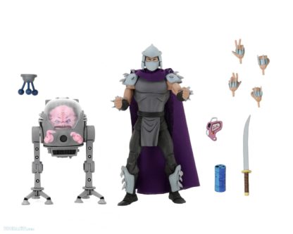 NECA TMNT Krang Vs Shredder 2 Pack -0