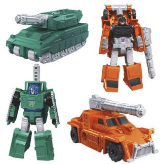 Transformers War For Cybertron Micromaster Wave 1 Set of 4-0