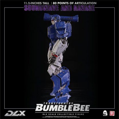 Threezero Transformers Deluxe Soundwave & Ravage Action Figures-22905