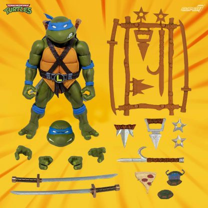 Super7 TMNT Leonardo Teenage Mutant Ninja Turtles Action Figure-24131