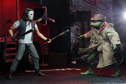 NECA Teenage Mutant Ninja Turtles Movie Disguise Raphael and Casey Jones