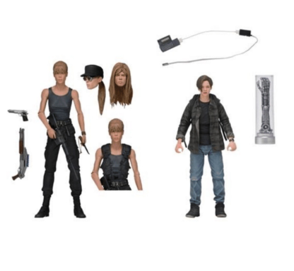 NECA Terminator 2 Sarah Connor & John Connor Action Figure 2 Pack