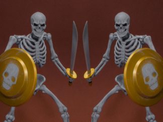 Storm Collectibles Golden Axe Skeleton 1/12 Scale Action Figure 2 Pack