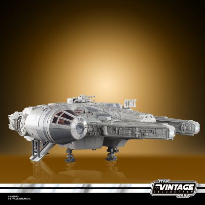 Star Wars Vintage Collection Galaxy's Edge Millennium Falcon Vehicle with Hondo and Chewie