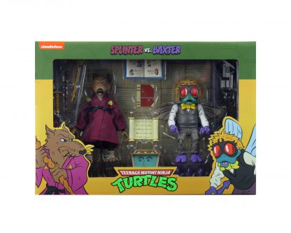 NECA Teenage Mutant Ninja Turtles Baxter and Splinter