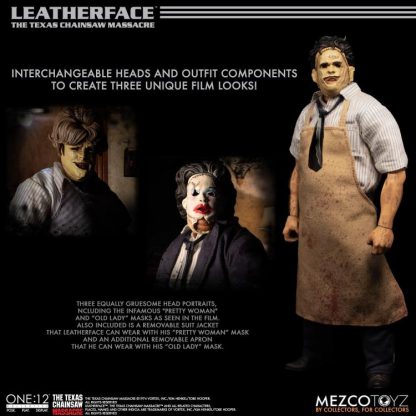 Mezco One:12 Collective Leatherface Deluxe Action Figure