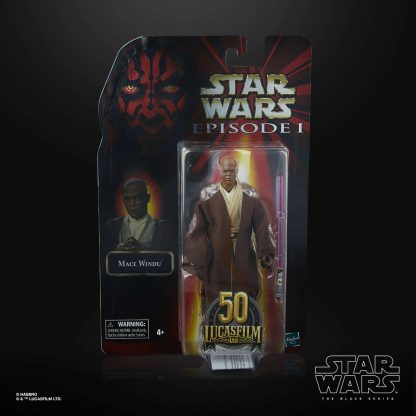 Star Wars The Black Series Mace Windu Lucasfilm 50th Exclusive Action Figure