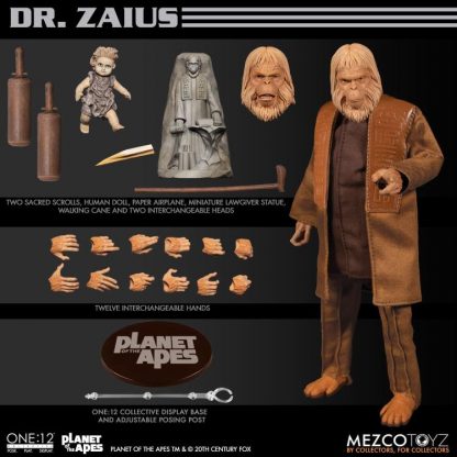 Mezco One:12 Collective Dr Zaius Planet of the Apes Action Figure