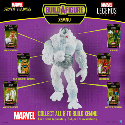 Marvel Legends Super Villains Wave 1 Set of 7 with Xemnu BAF