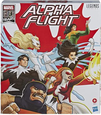 Marvel Legends Alpha Flight Action Figure Box Set