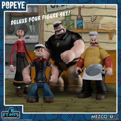 Mezco Popeye Classic Comic Strip Deluxe Box Set