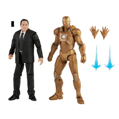 Marvel Legends Infinity Saga Happy Hogan and Iron Man Mark 21 Action Figure 2 Pack