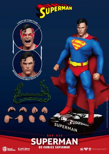 DC Comics Superman Dynamic 8ction Heroes 1/9 Scale Action Figure