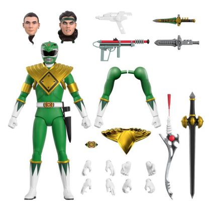 Super7 Mighty Morphin Power Rangers Green Ranger Ultimates Action Figure