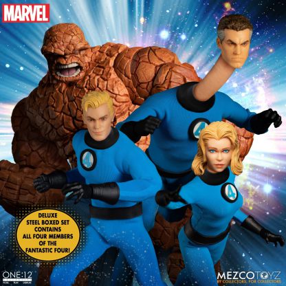 Mezco One:12 Collective Fantastic Four Deluxe Steel Box Set