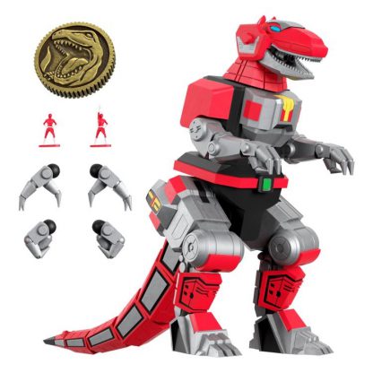 Super7 Mighty Morphin Power Rangers Tyrannosaurus Dinozord Ultimates Action Figure