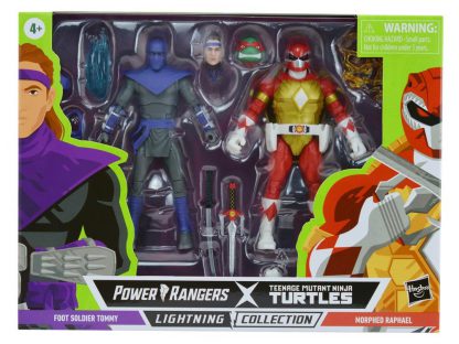 Power Rangers X Teenage Mutant Ninja Turtles Lightning Collection Morphed Raphael and Tommy