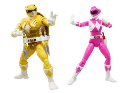 Power Rangers X Teenage Mutant Ninja Turtles LIghtning Collection Morphed Michelangelo and April