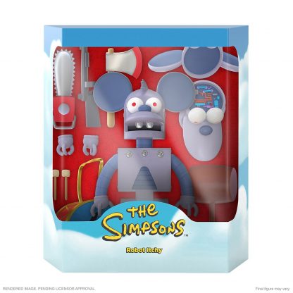 Super7 The Simpsons Ultimates Wave 1 Robot Itchy Action Figure