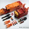 Fans Hobby MB-06D Orange Power Baser and MB11 God Master Set